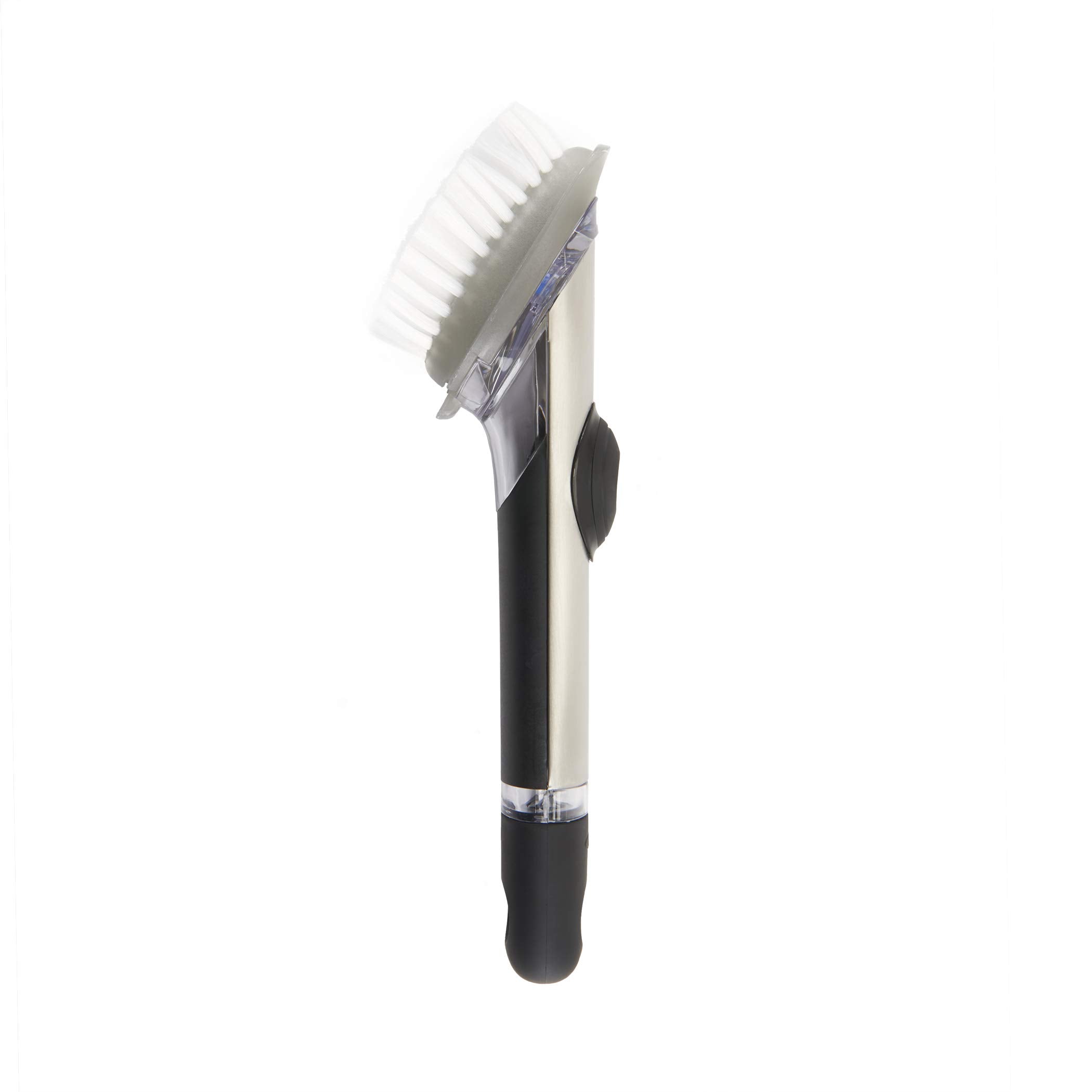OXO mango antideslizante en primer plano para mejor agarre y control