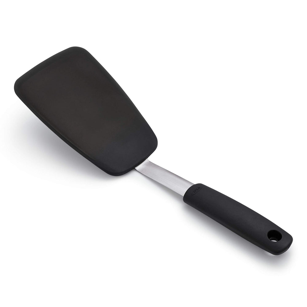 OXO primer plano del mango antideslizante que ofrece comodidad segura