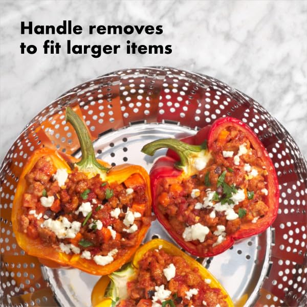 OXO cesta plegada para almacenamiento compacto y organización en cocina