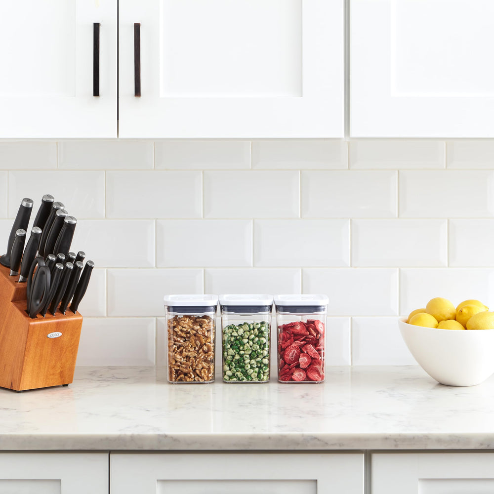 OXO POP etiqueta y materiales libres de BPA para confianza alimentaria