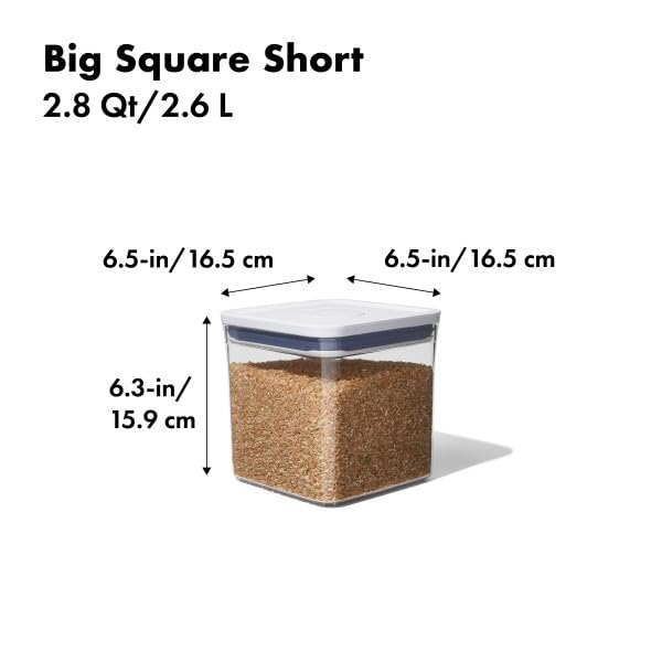 OXO Good Grips POP contenedor con cereal para apreciar transparencia y orden visual
