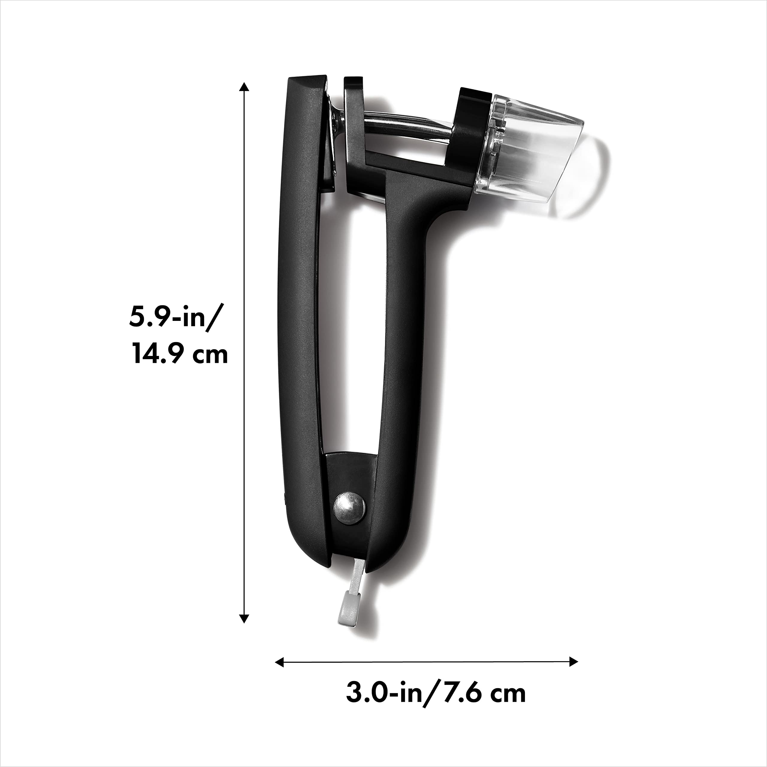 OXO protector desmontable mostrando limpieza fácil y sin salpicaduras