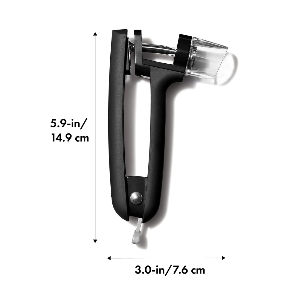 OXO protector desmontable mostrando limpieza fácil y sin salpicaduras