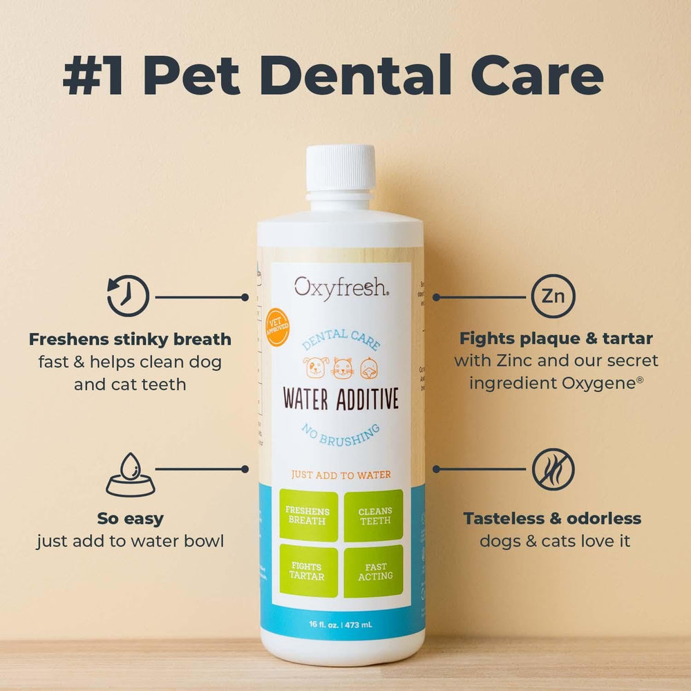 Oxyfresh etiqueta y medidor con instrucciones claras y seguras