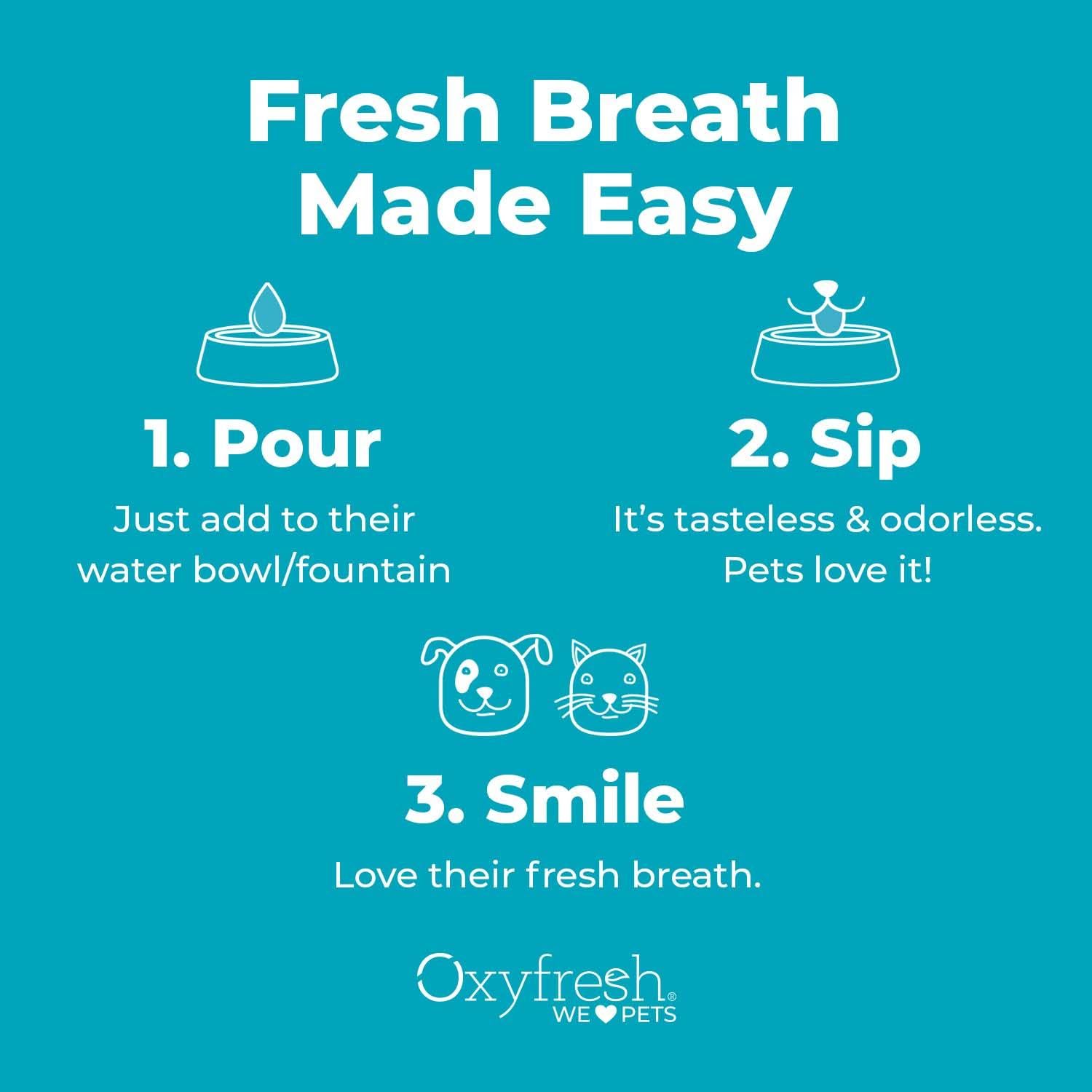 Oxyfresh ingredientes y sello Made in USA calidad garantizada