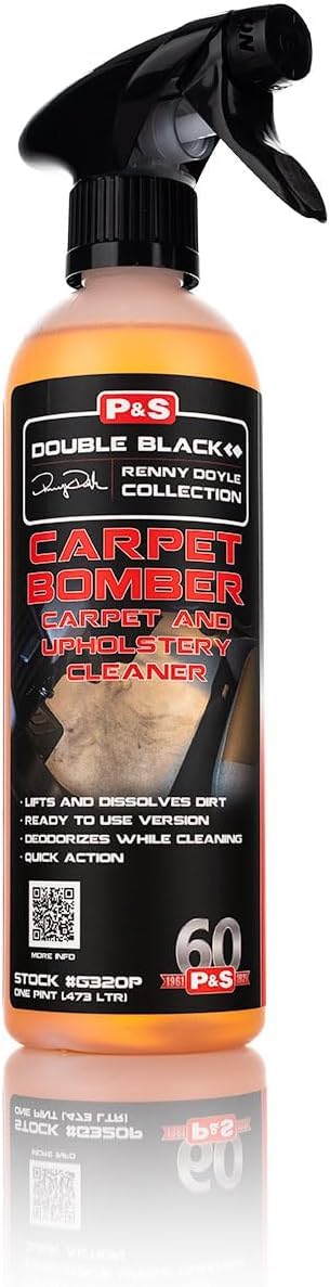 P & S Carpet Bomber frasco frontal mostrando tamaño 16 oz y uso profesional