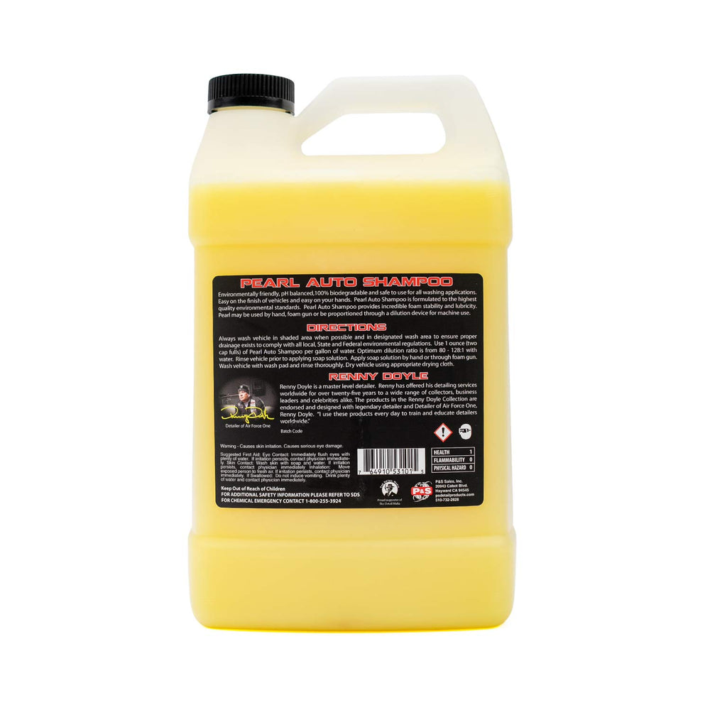 P & S PROFESSIONAL DETAIL PRODUCTS etiqueta Pearl enfocada en ingredientes y beneficios