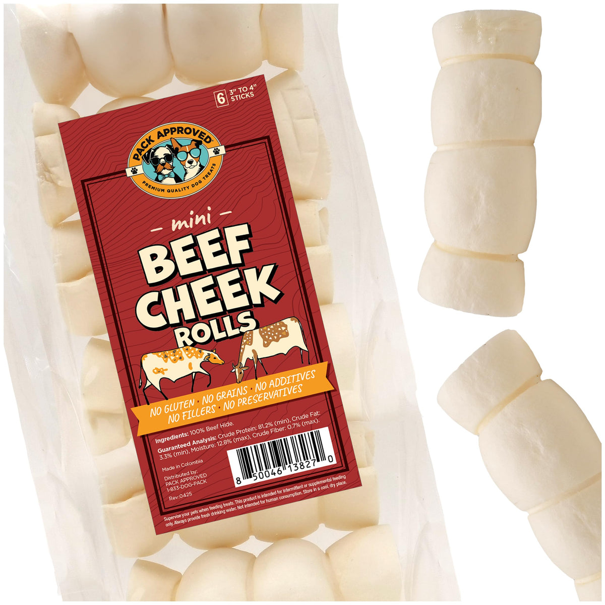 Pack Approved frente del empaque mostrando 6 rollos y claridad de ingredientes