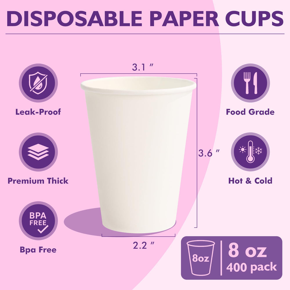 PACKINNO comparación de tamaño 8 oz para visualizar porciones reales
