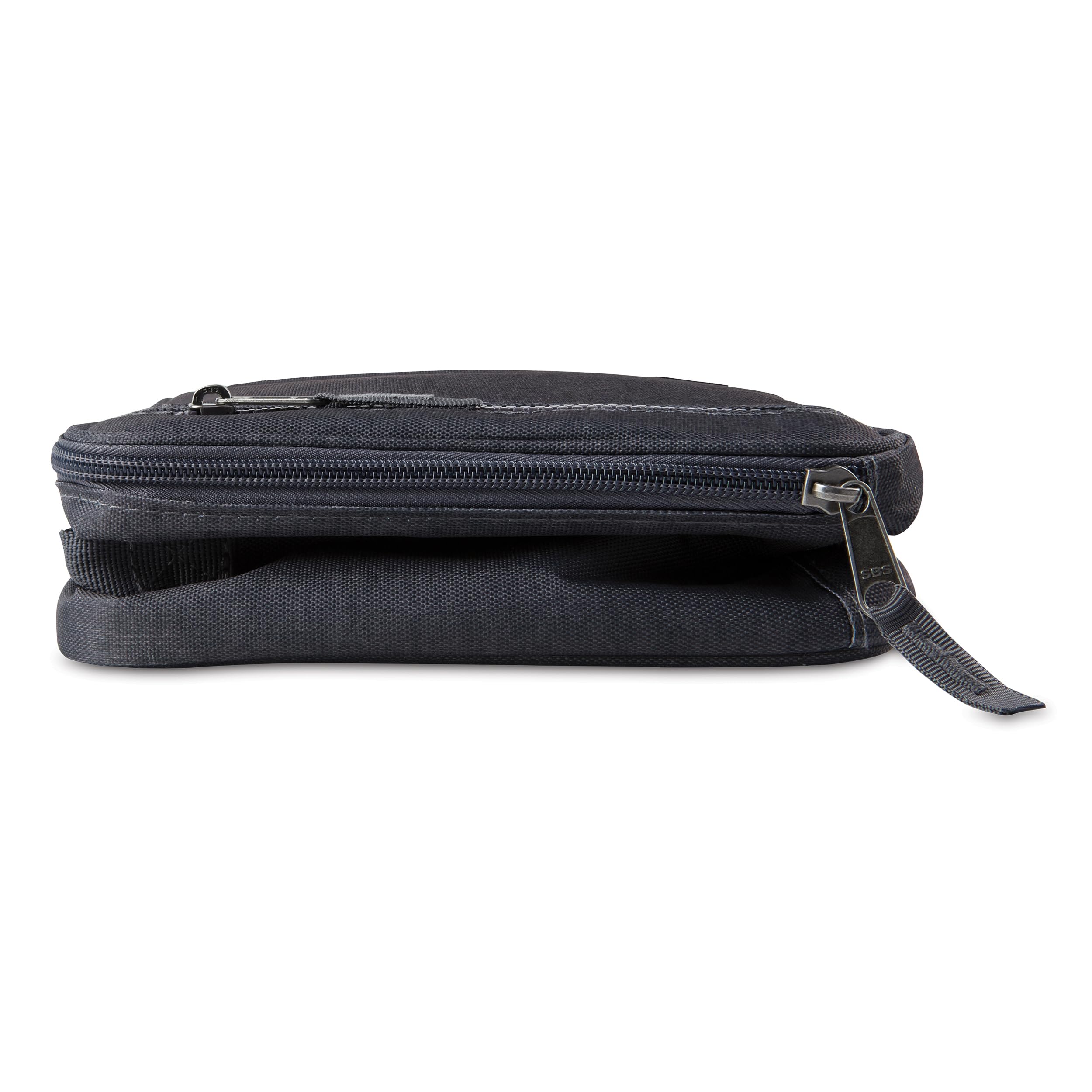 PackIt collapsed flat for compact storage in freezer or backpack, saving space