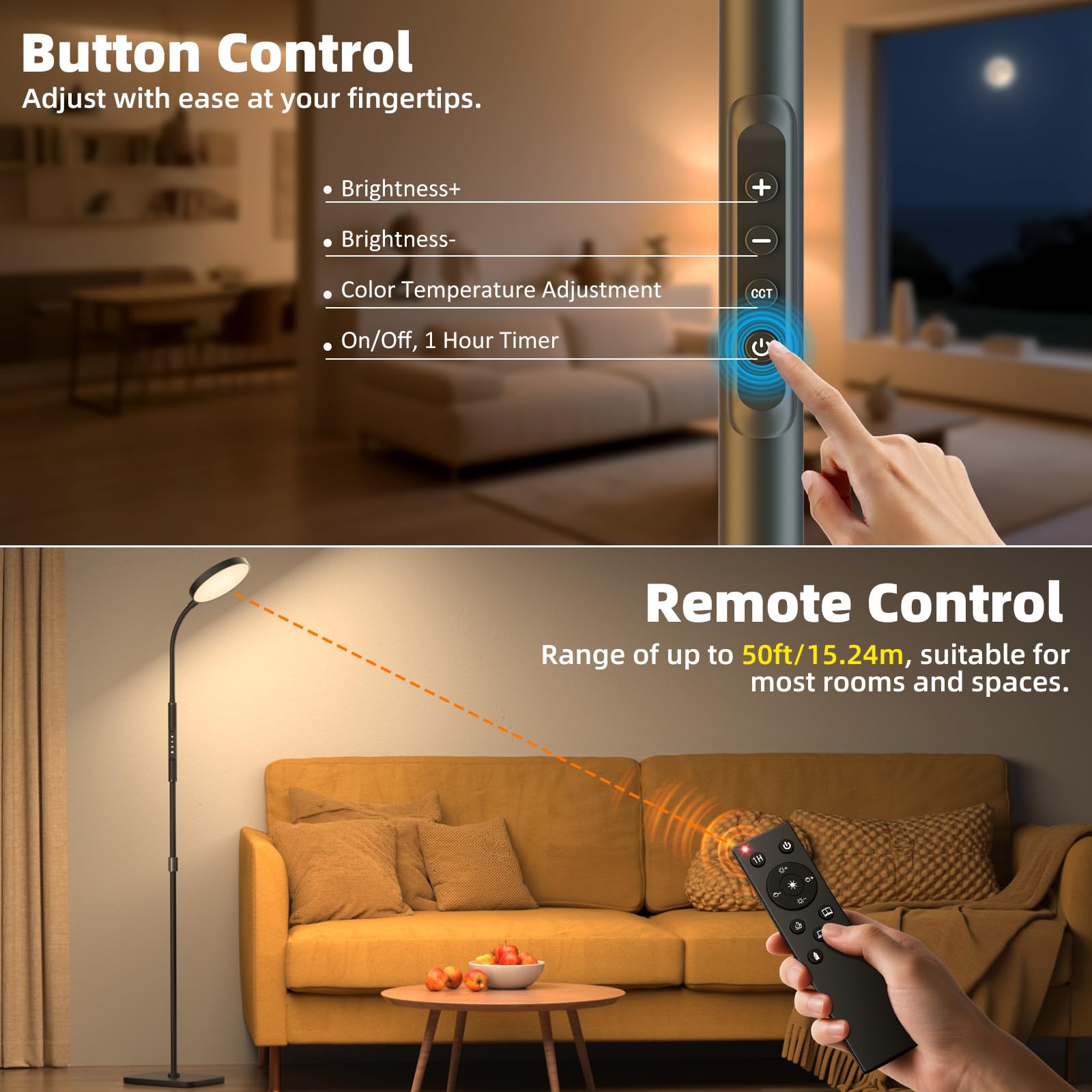 PACOVY mando remoto magnético para control cómodo desde lejos