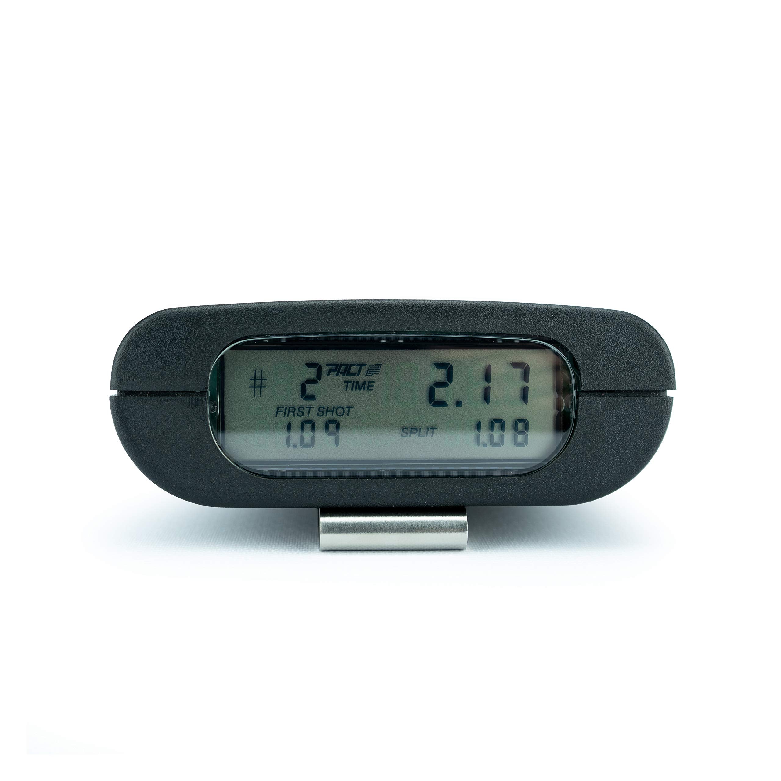 PACT Club Timer III empaque indicando fabricación en Texas y fiabilidad