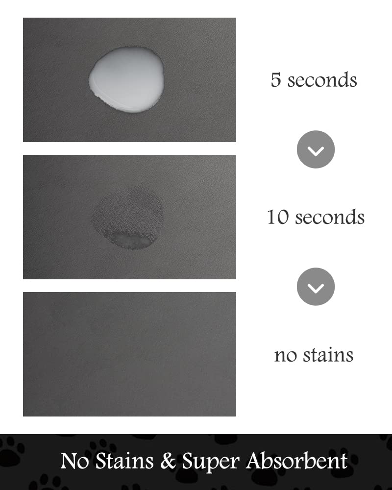 PADOOR detalle de textura superior que absorbe y seca rápidamente