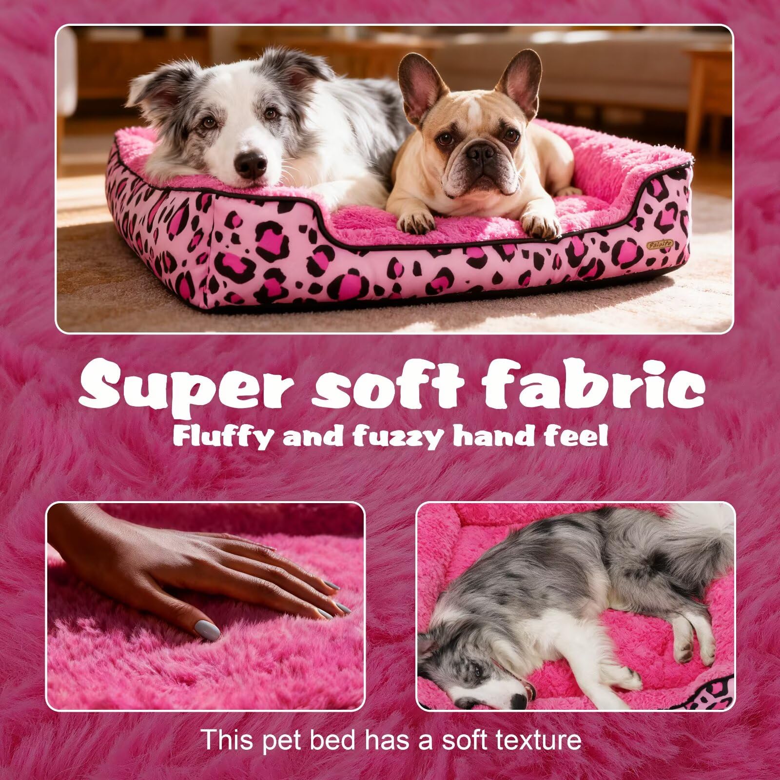 Paiaite cama rosa en sala, combina estilo y confort en el hogar