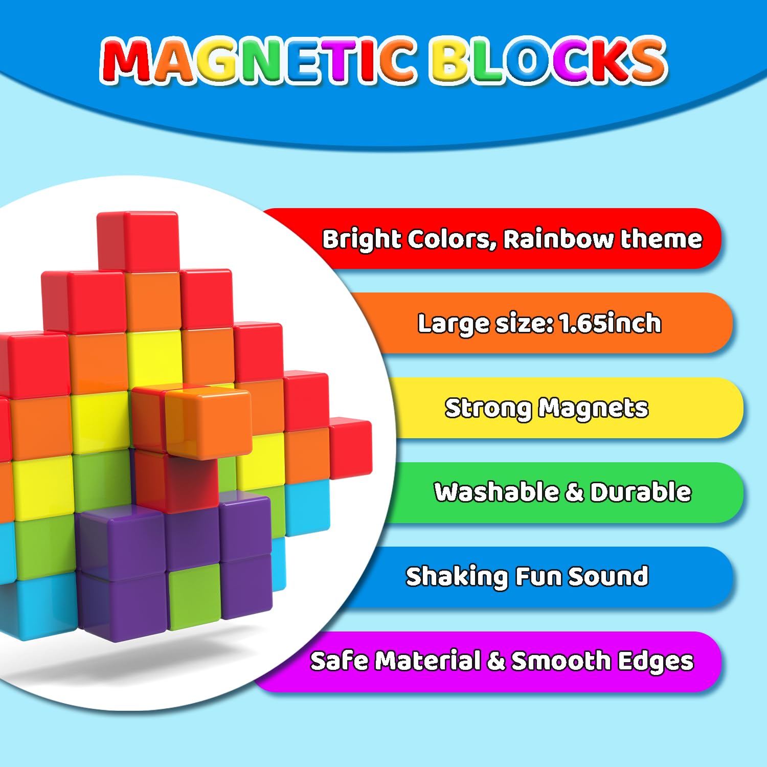 Pairez Toys etiqueta y magnetos internos sellados aporta seguridad