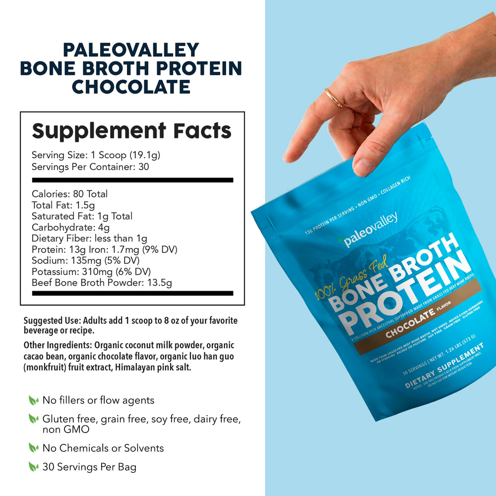 Paleovalley batido de chocolate, bebida proteica lista para beber