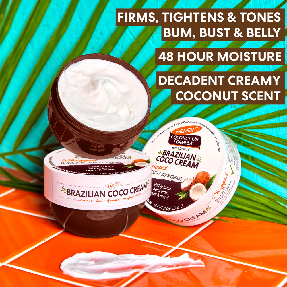 Palmer's textura de crema batida de coco que aporta hidratación profunda