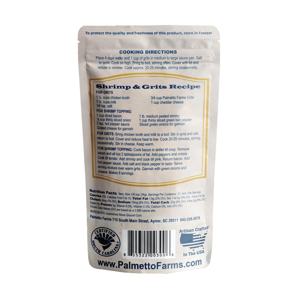 Palmetto Farms primer plano de textura molida en piedra con grano visible