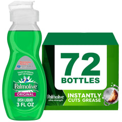 Palmolive botella frontal 3 oz mostrando el envase práctico y compacto para viajes