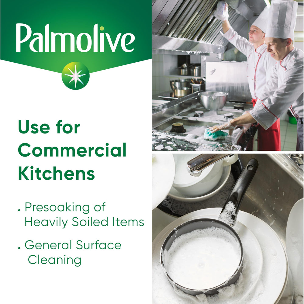Palmolive comparación de tamaño en mano para visualizar portabilidad y conveniencia