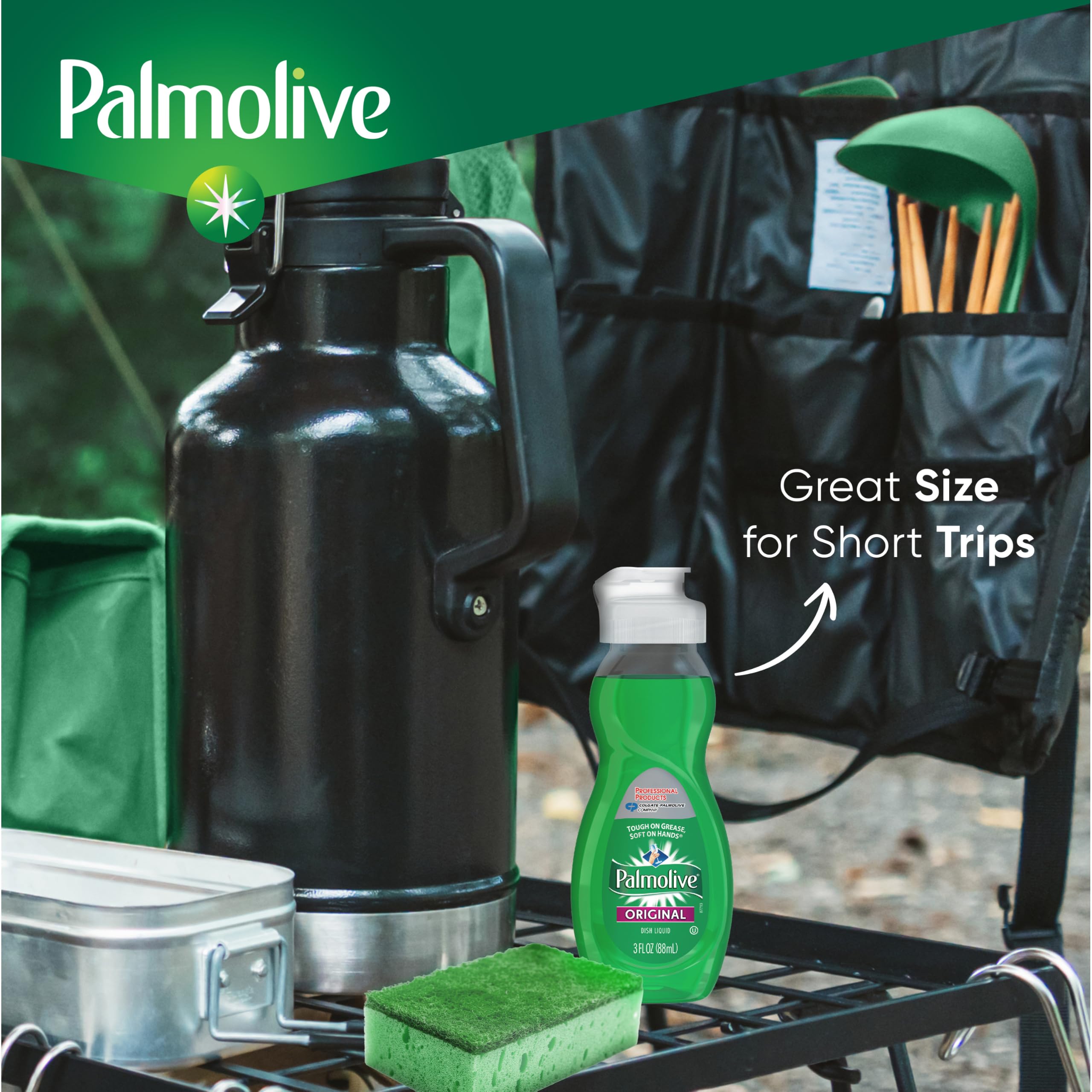 Palmolive espuma cercana demostrando formación de espuma y limpieza efectiva