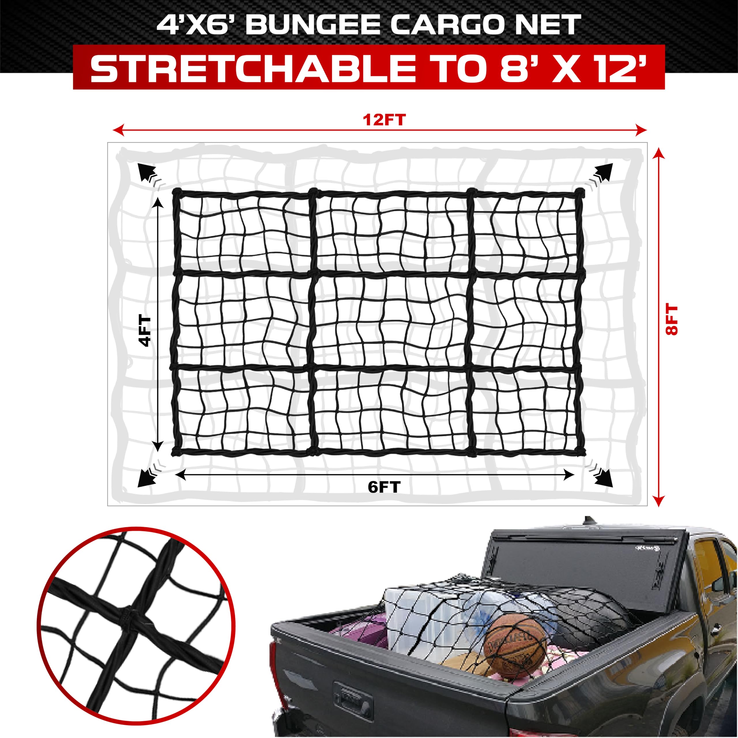 PAMAZY detalle de cuerda 10mm trenzada para mayor resistencia