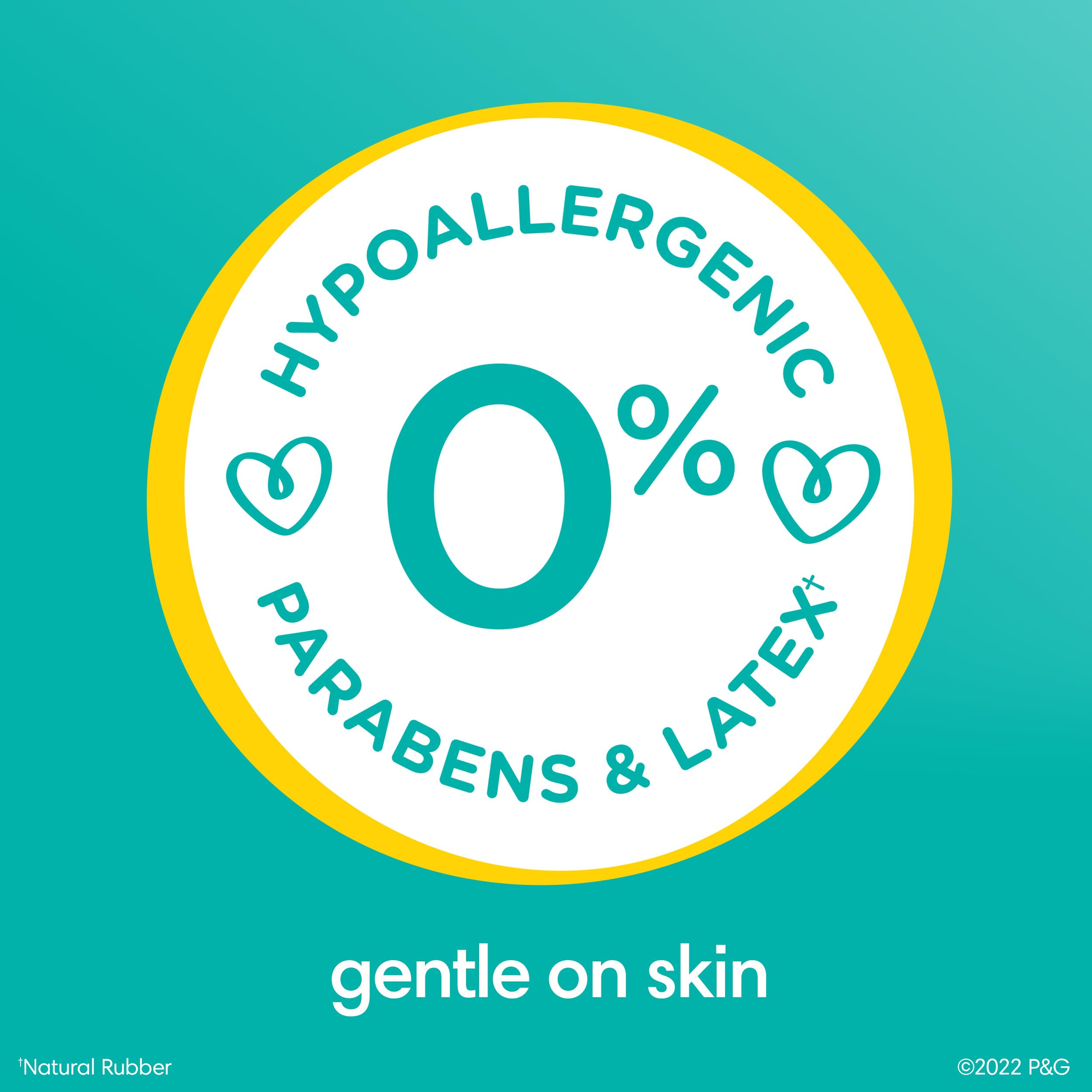 Pampers Toallitas Sensitive etiqueta con ingredientes para transparencia y confianza