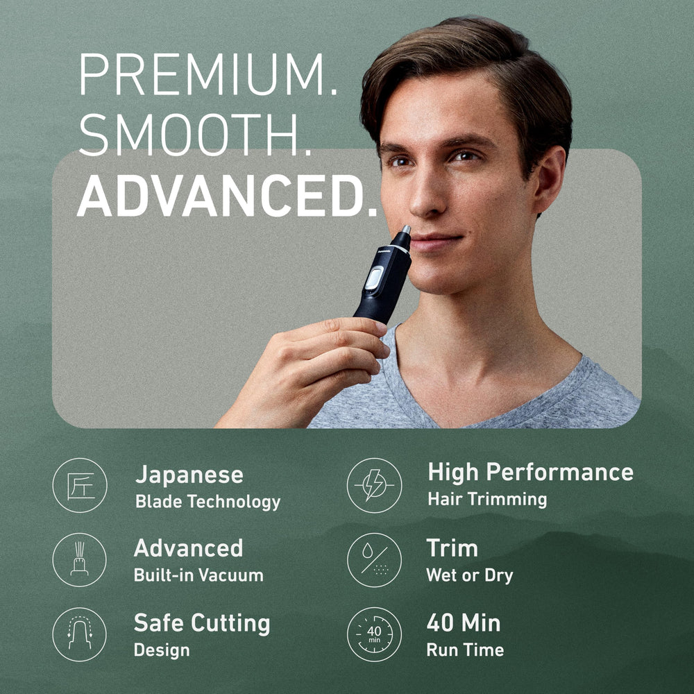 Panasonic cuchillas dobles hipoalergénicas cortan sin irritación