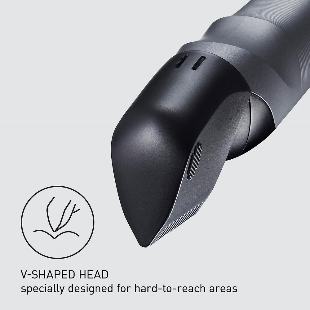Panasonic ER-GK80 primer plano de cuchillas con puntas redondeadas protectoras