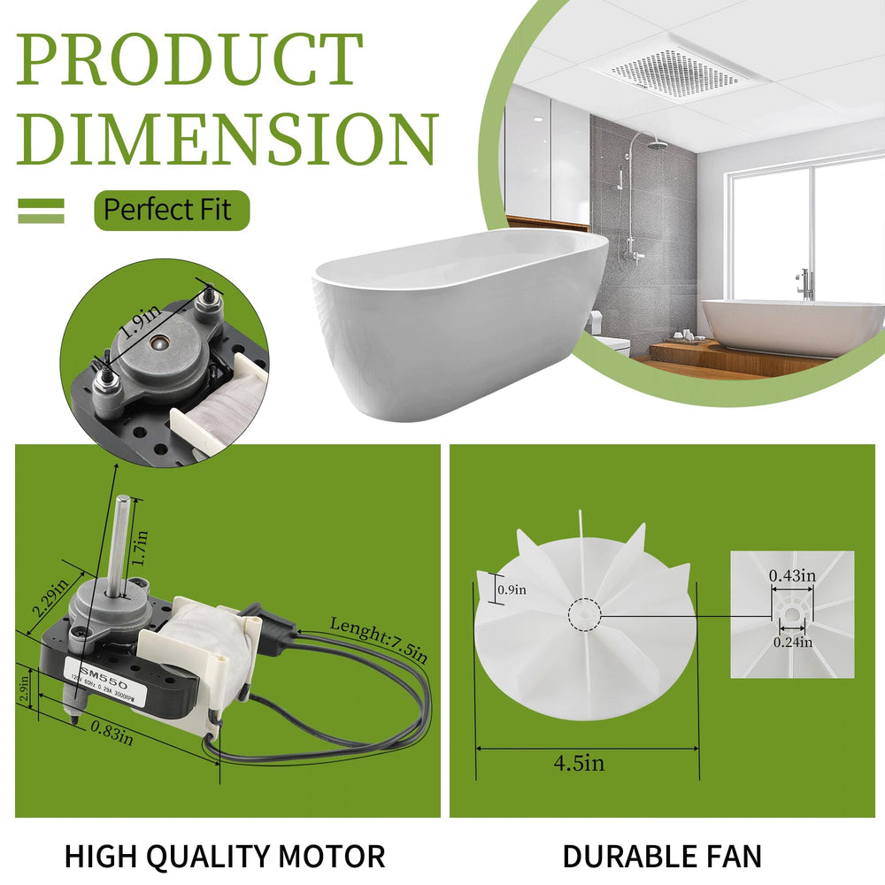 PANDEELS motor instalado en extractor demostrando compatibilidad