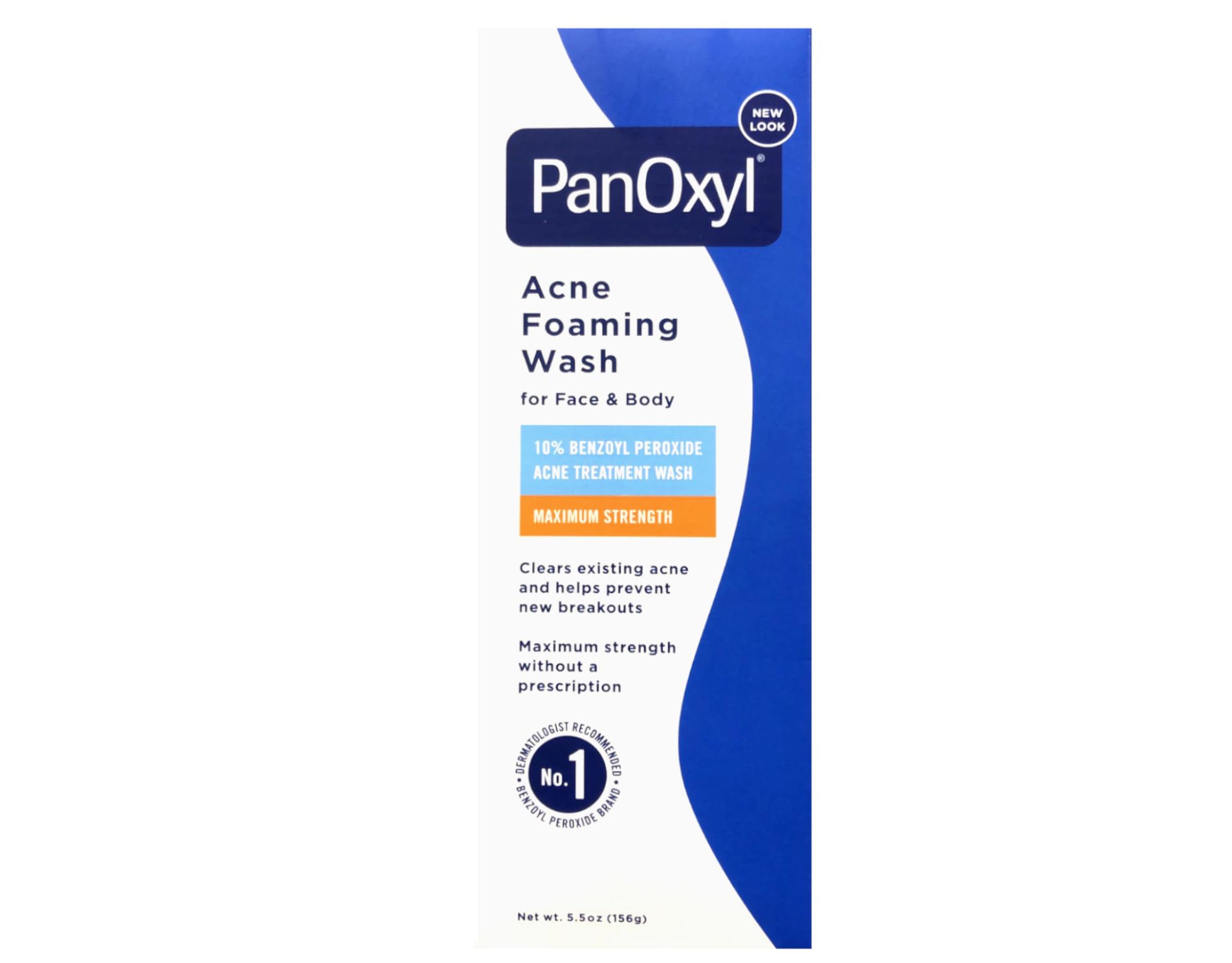 PanOxyl textura de espuma de cerca ilustra limpieza profunda y facilidad de enjuague
