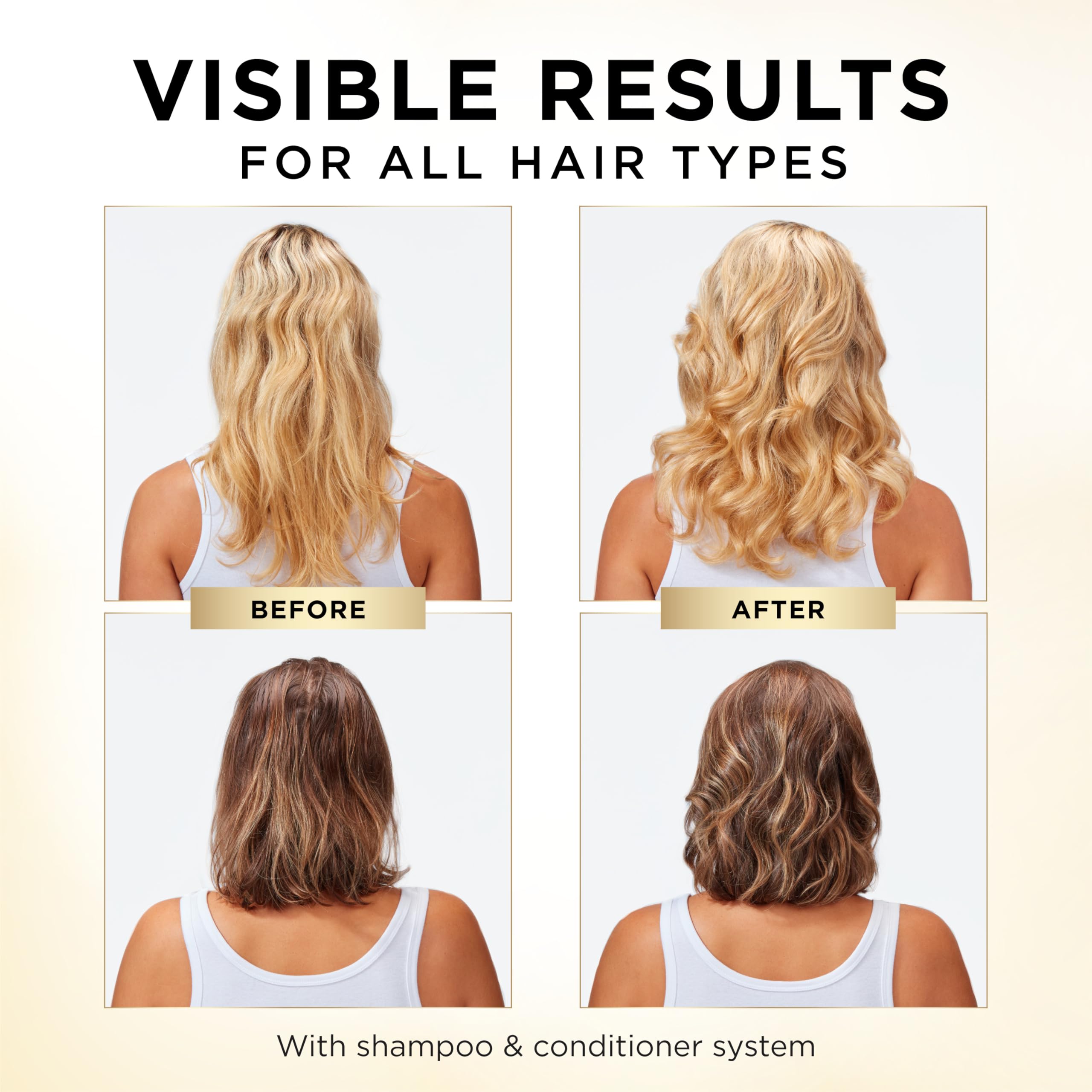 Consistencia del acondicionador Pantene Classic Clean crema densa para desenredar y nutrir