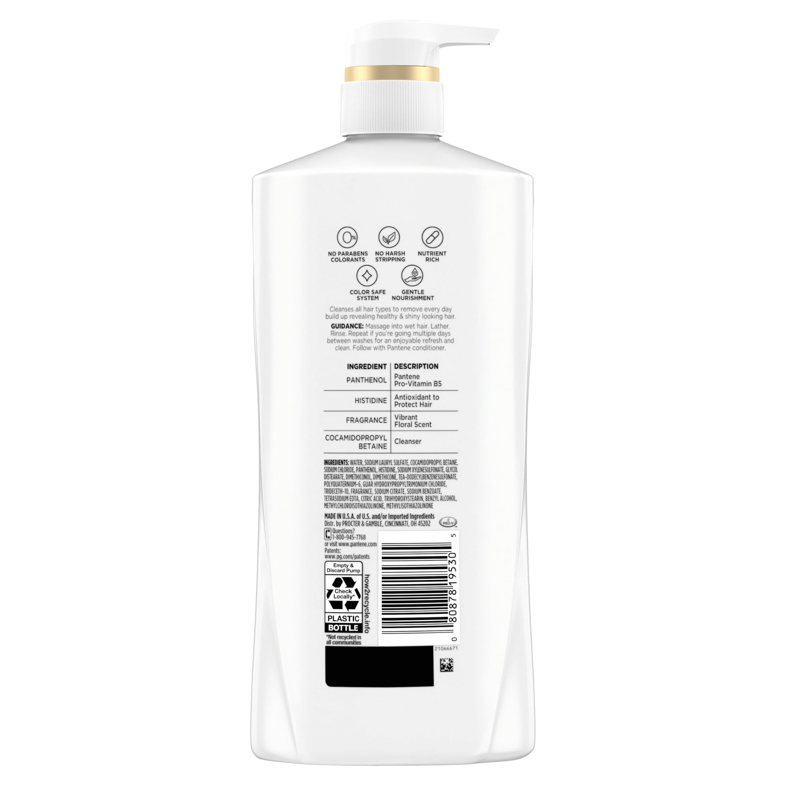 Escena lifestyle en baño con Pantene Classic Clean integrándose a la rutina diaria