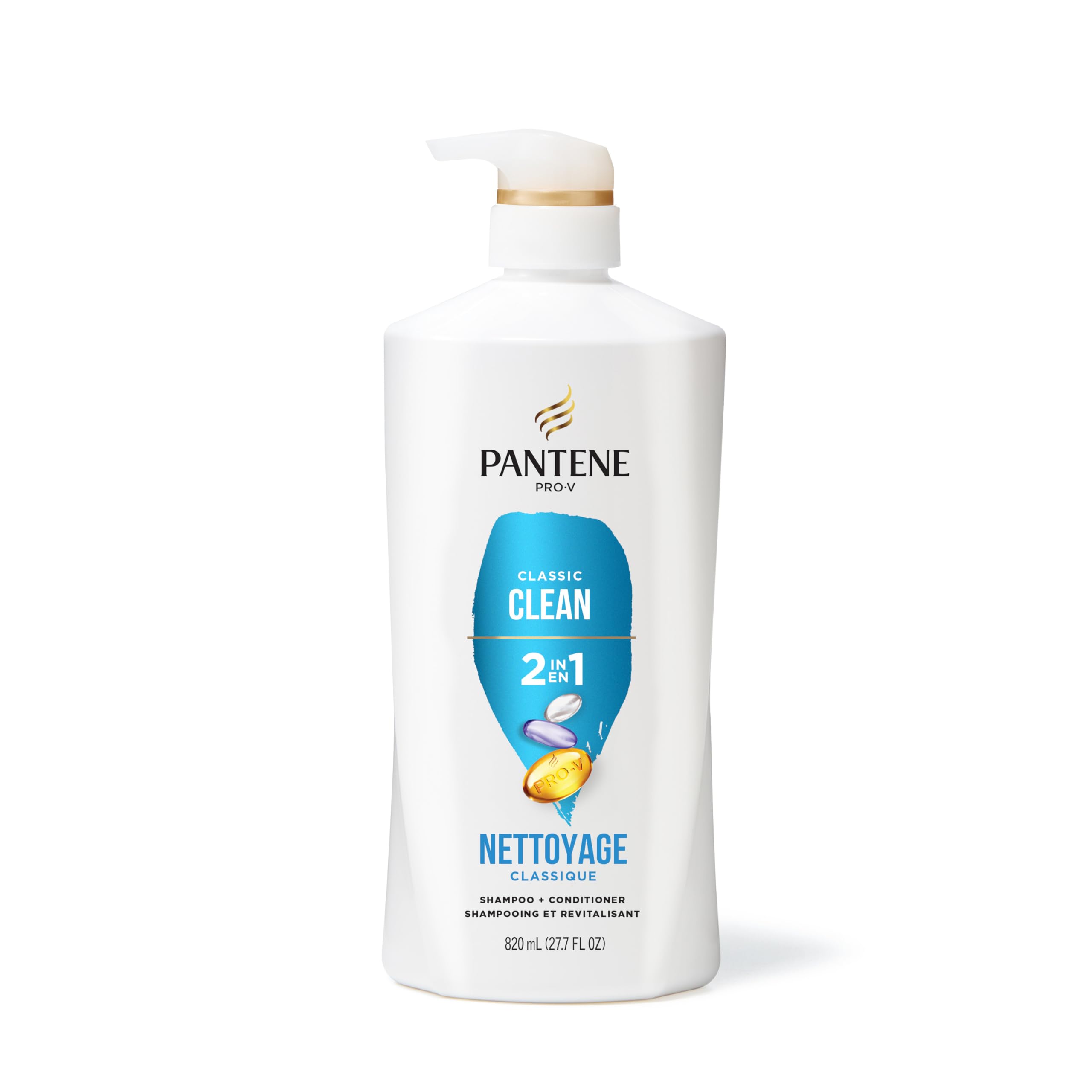 Pantene antes y después en cabello color-treated que realza color y suavidad