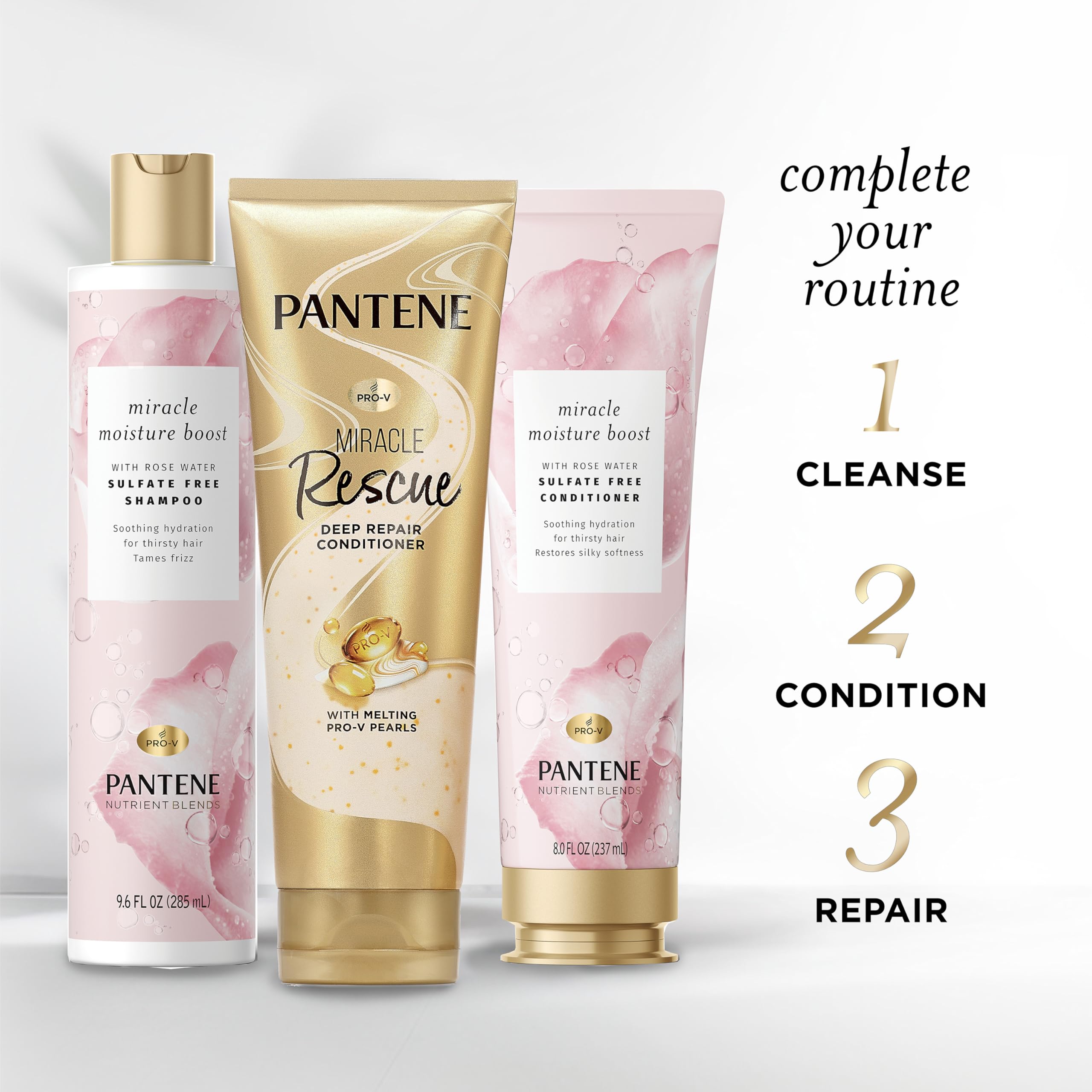 Pantene ambientado en baño con toallas que sugiere experiencia relajante