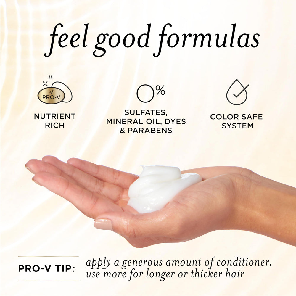 Pantene enfoque en ingredientes con agua de rosa y beneficios hidratantes