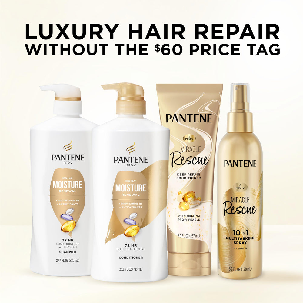 Pantene aplicación en cabello húmedo demostrando fácil enjuague y masaje en la raíz