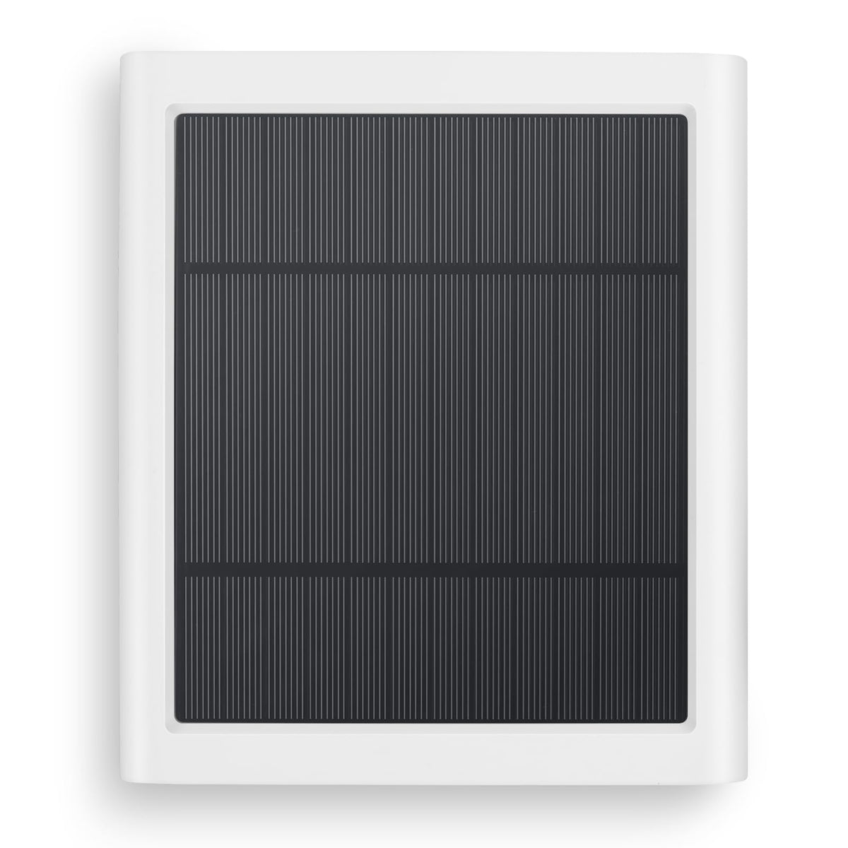 Paodekua solar panel front view showing panel face and benefit of steady charging