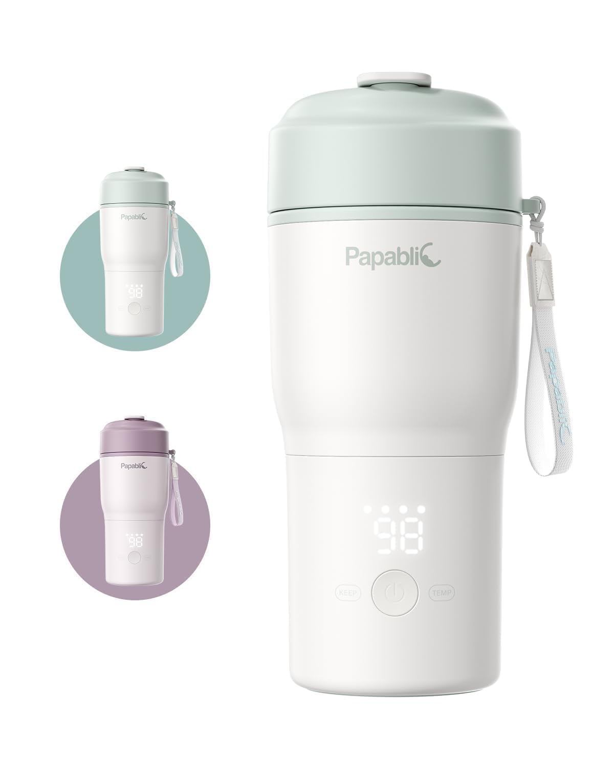 Papablic in a nursery during a night feed, brand supports quiet nighttime use