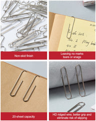 PAPERPAL clip sujetando sobre y documentos sin dañarlos