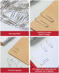 PAPERPAL clip sujetando diez hojas, sujeción segura