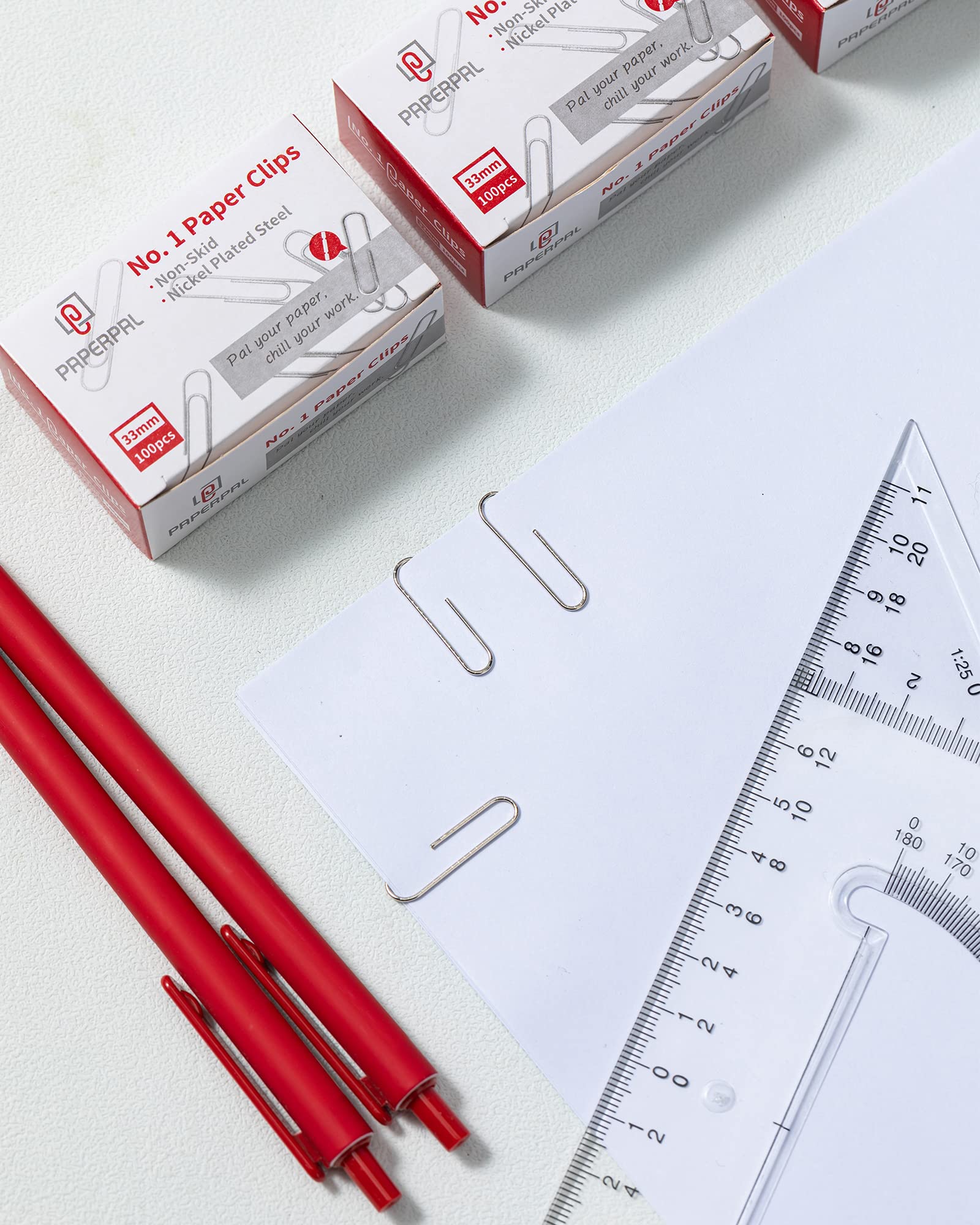 PAPERPAL etiqueta y acabado metálico brillante, resistencia al óxido