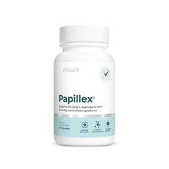 Papillex frasco frontal mostrando etiqueta clara y beneficios visibles