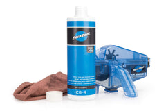 Park Tool detalle de la tapa flip-top vertido controlado para limpieza sin derrames
