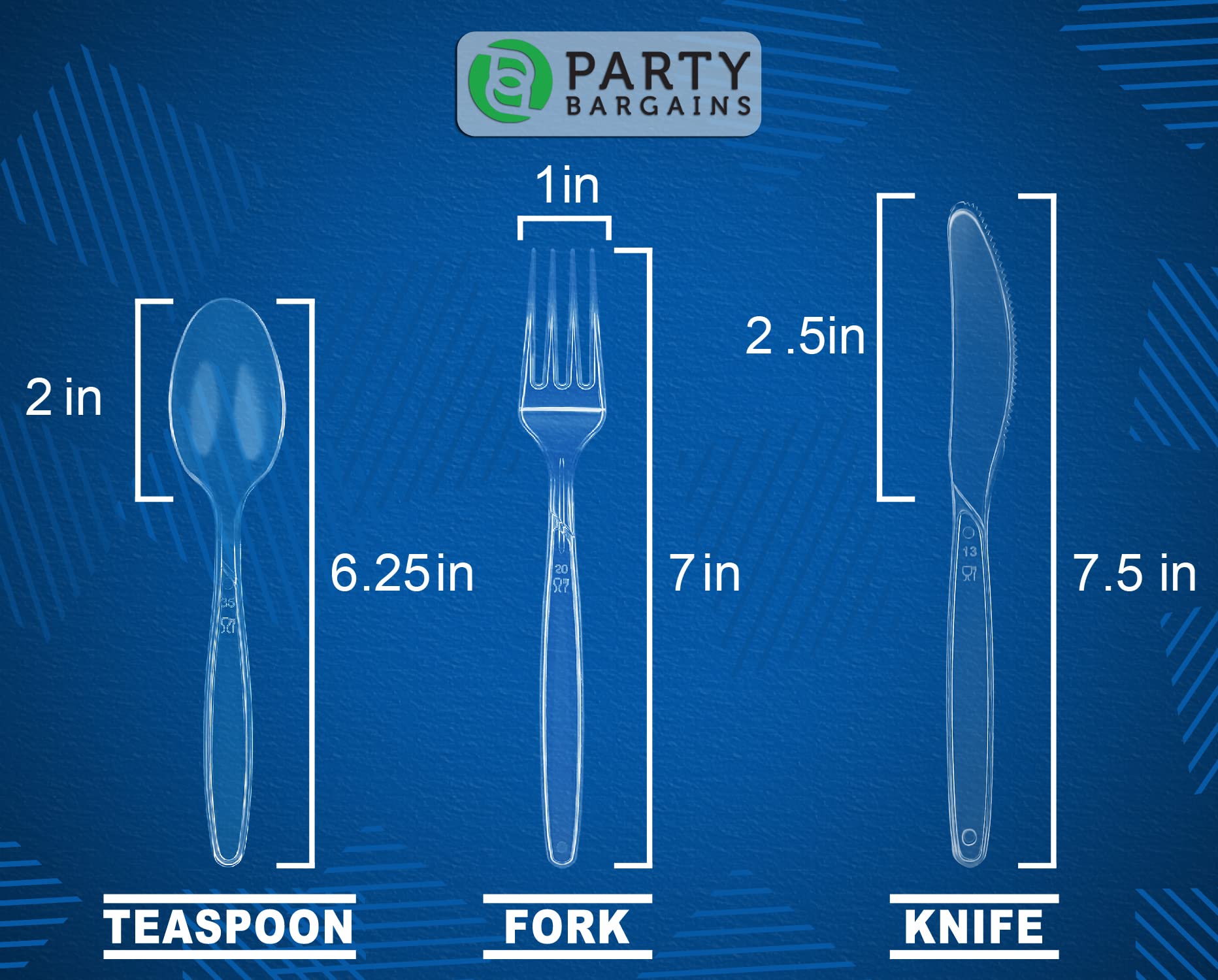 Party Bargains detalle de textura y grosor, durabilidad visible al tacto
