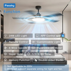 Passky aspas doble cara negro y caoba para combinar decoración