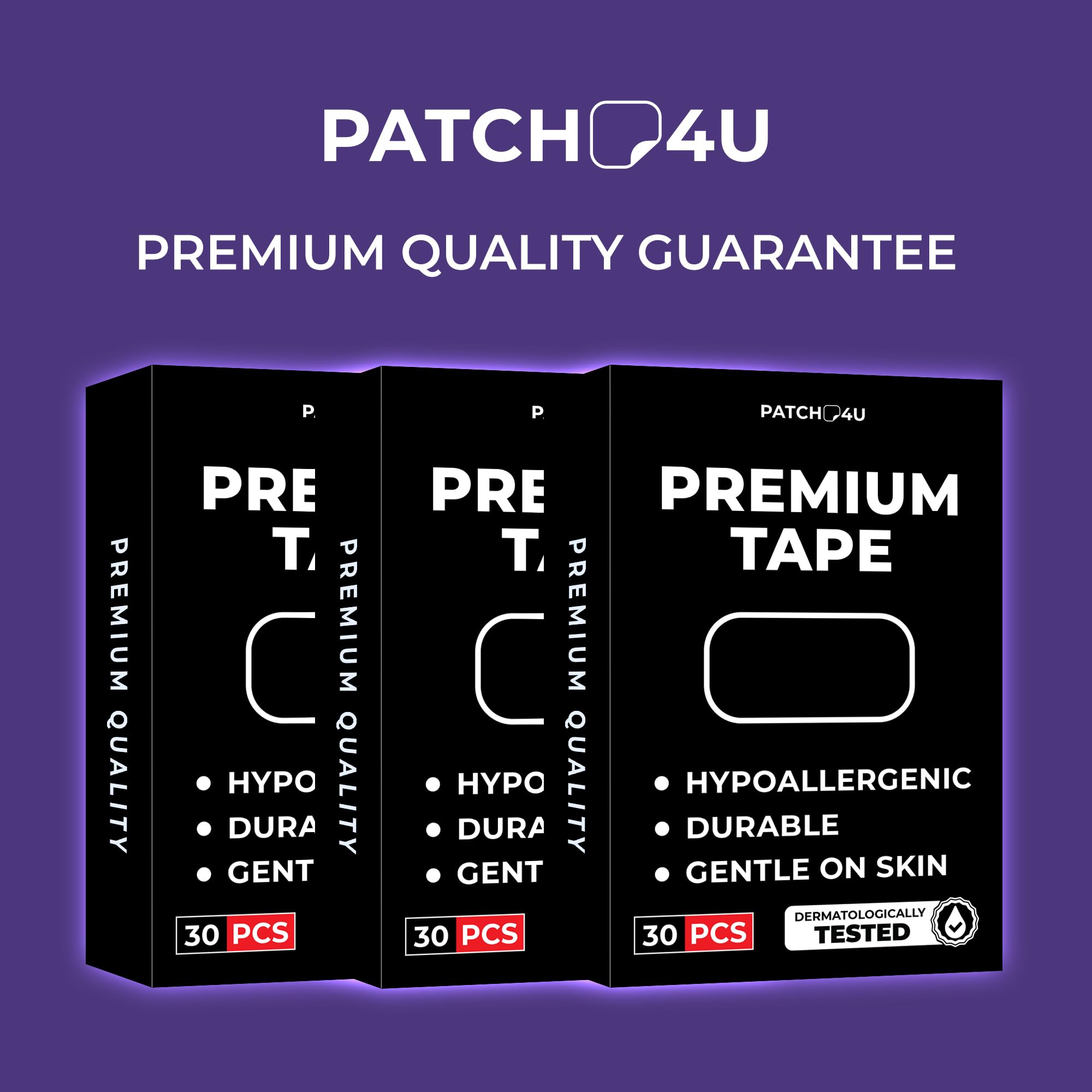 PATCH4U retirada suave demostrando extracción sin dolor ni irritación