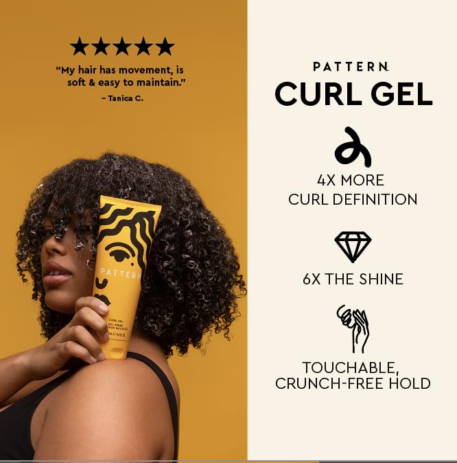 PATTERN aplicación del Curl Gel en manos demostrando control y ahorro de producto