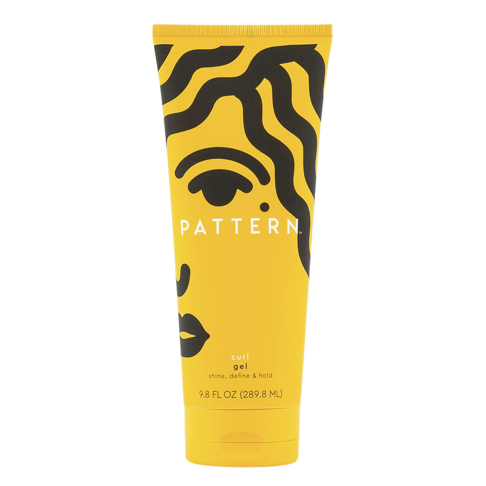 PATTERN envase frontal del Curl Gel mostrando tamaño y diseño, ideal para identificar producto