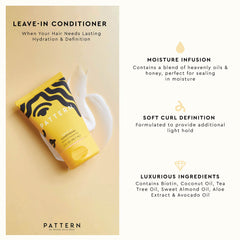 PATTERN textura cremosa del acondicionador que facilita desenredar sin romper